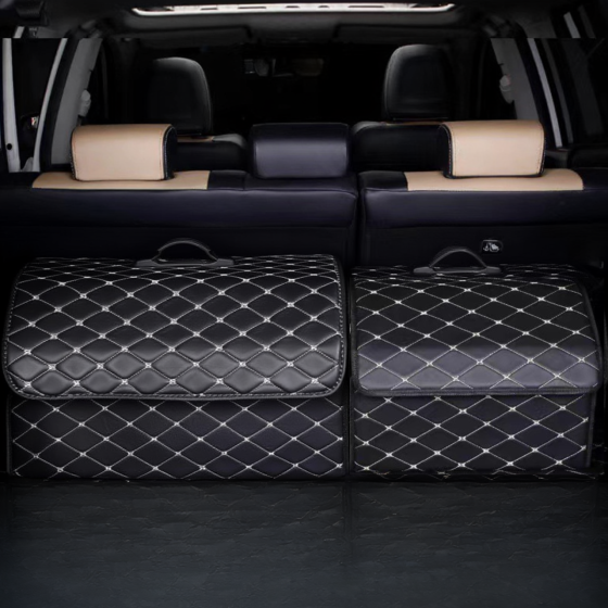 Комплект сумок-органайзерів автомобільних в багажник машини, саквояж, ящик для зберігання аксесуарів в авто розмір XL+L Кам'янець-Подільський