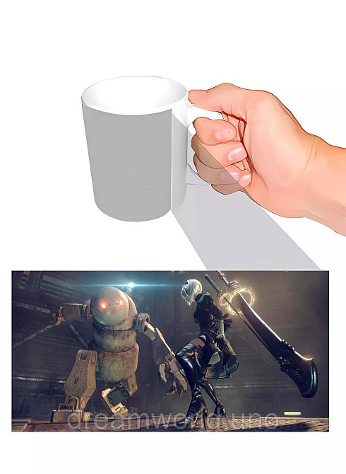 Чашка з принтом Nier Automata Харків - фото 1
