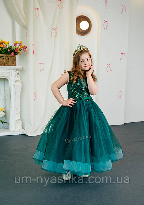 Зелене пишне плаття Кривий Ріг - фото 2