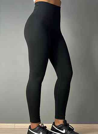 Лосини жіночі Ластівка 704-705 дайвінг з широким утягуючим поясом чорні, чорний, 5XL Київ