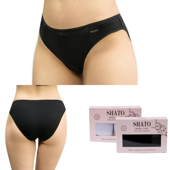 Женские трусики мини бикини Shato BLP 111 S, Черный Киев