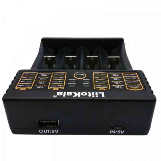Зарядний пристрій LiitoKala Lii-402, 4x(Lion/NiMH/NiCd), Power Bank function (Lii-402) Киев