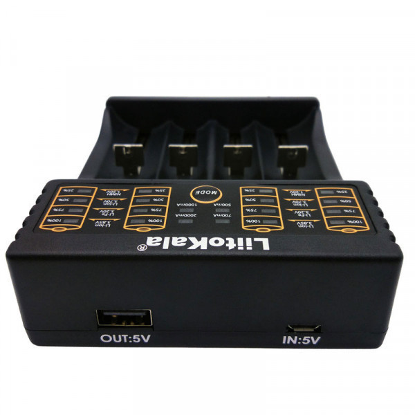 Зарядний пристрій LiitoKala Lii-402, 4x(Lion/NiMH/NiCd), Power Bank function (Lii-402) Київ - фото 4