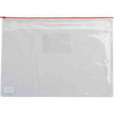 Папка на молнии Buromax А5, plastic zipper red (BM.3947-05) Винница
