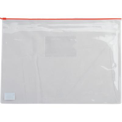 Папка на молнии Buromax А5, plastic zipper red (BM.3947-05) Винница - изображение 1