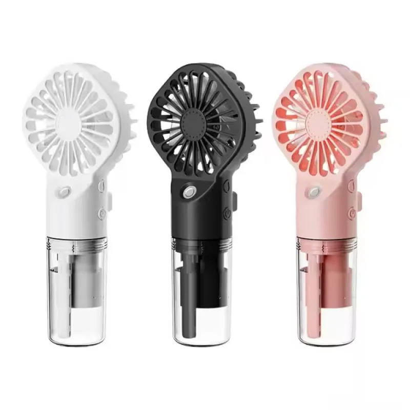 Ручний вентилятор 2в1 із зволожувачем повітря акумуляторний портативний з 4 швидкостями Одеса - фото 2