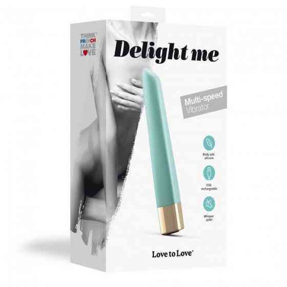 Мощный минивибратор Love To Love Delight Me Menthe с мягким кончиком, 16 режимов работы Sex Aura Киев
