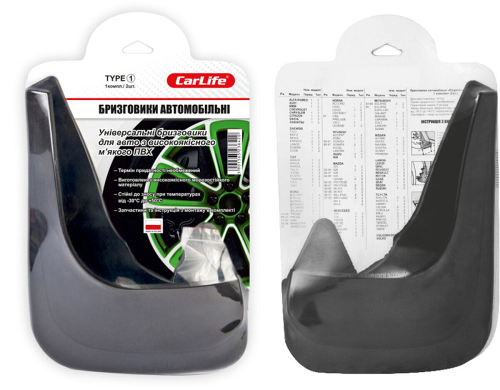 Бризговик TYPE-№1 (на передні колеса) Київ - фото 1