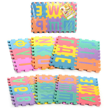 Дитячий килимок мозаїка M 0379 матеріал EVA Вінниця - фото 1