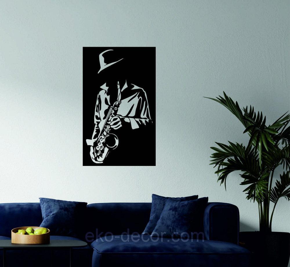 Декоративне настінне Панно «Музикант», Декор на стіну Київ - фото 4