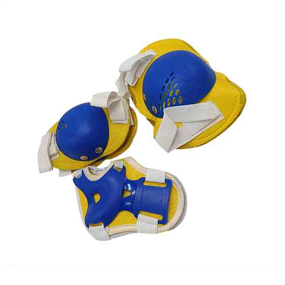 Комплект защитный детский MS 0032-2(Yellow) наколенники, налокотники, запястья Винница