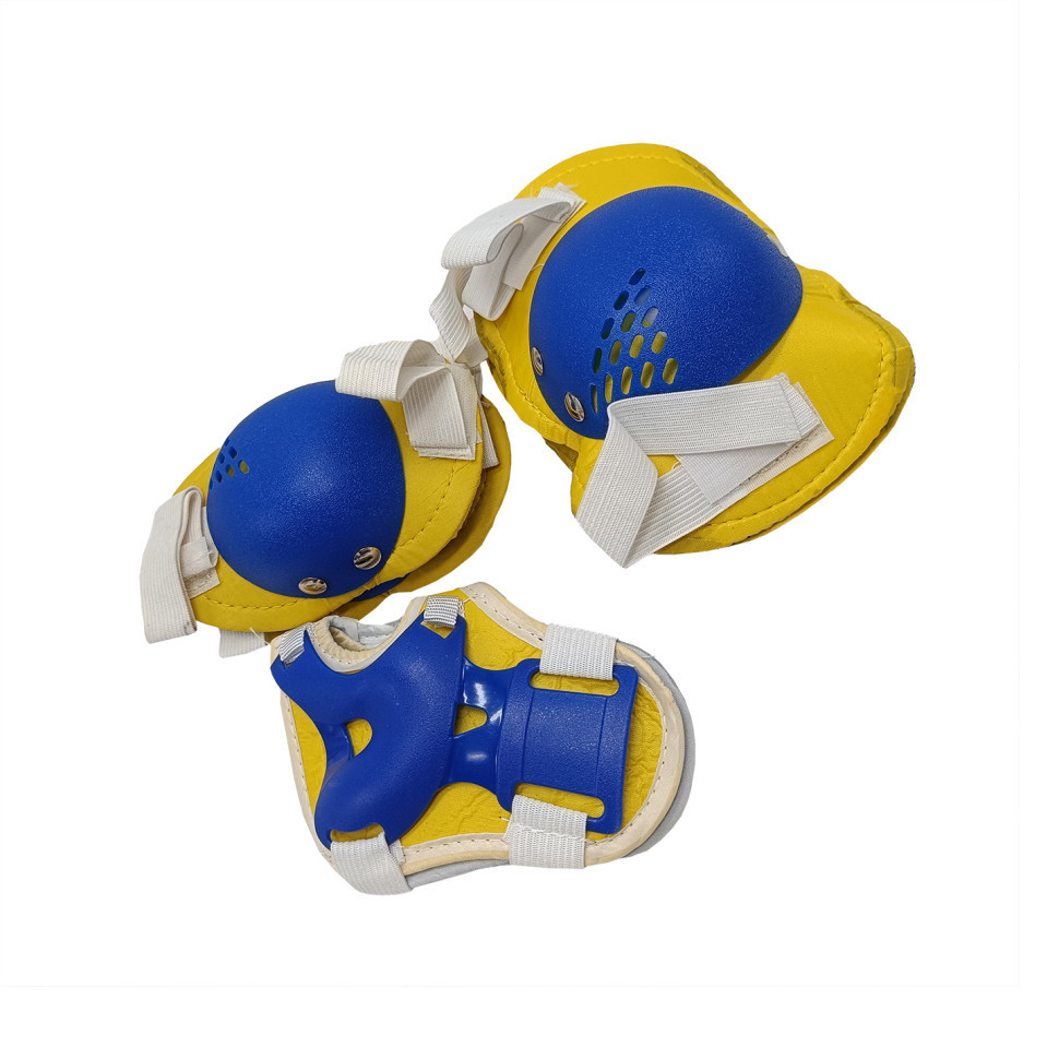 Комплект защитный детский MS 0032-2(Yellow) наколенники, налокотники, запястья Винница - изображение 1