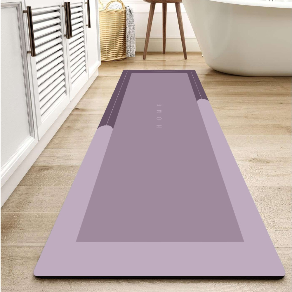 Диатомитовый коврик Aquarius Home для ванной и кухни Суперпоглощающий 50х120 см Кофе Буча - изображение 1