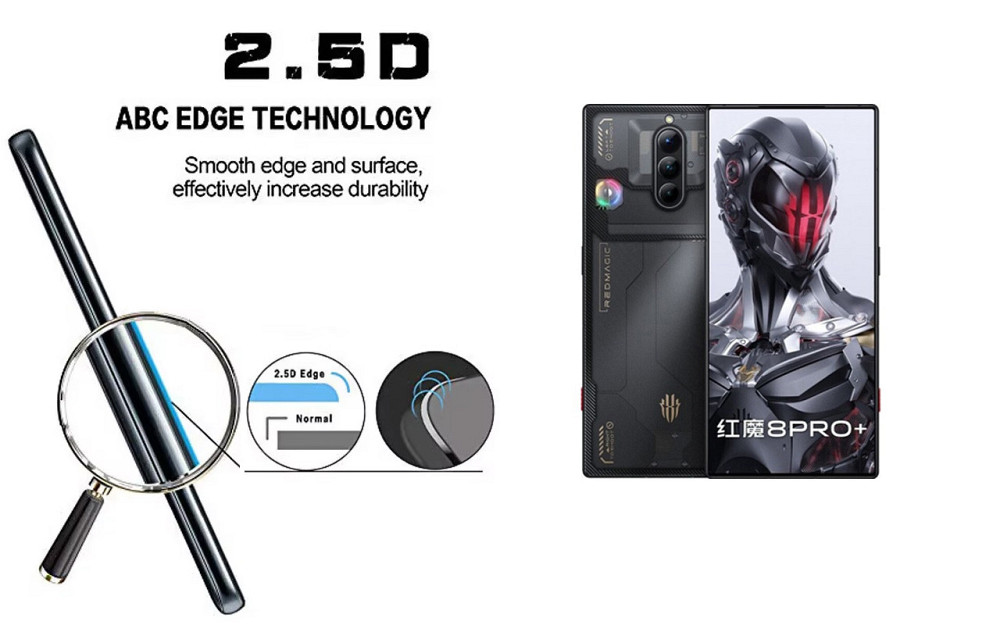 Захисне скло ArmorGlass для nubia Red Magic 8 Pro, Red Magic 8S Pro – стійке до подряпин та ударів Київ - фото 2