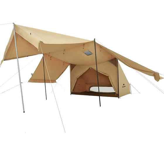 Намет одномісний з тентом Naturehike CNK2450WS026 (Коричневий) Вінниця