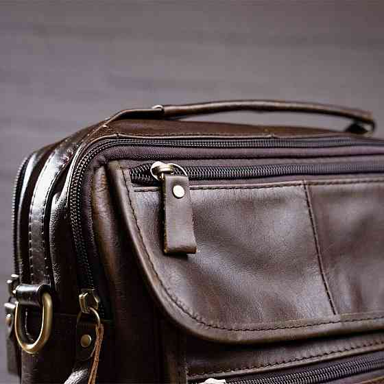 Сумка мужская Vintage 14764 Коричневая Киев