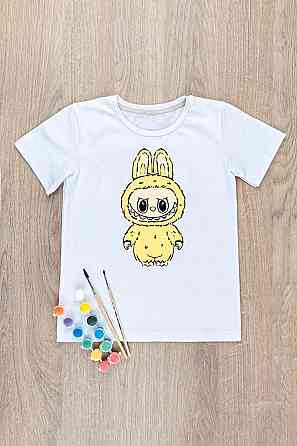 Футболка-розмальовка дитяча Лабубу  116 Київ