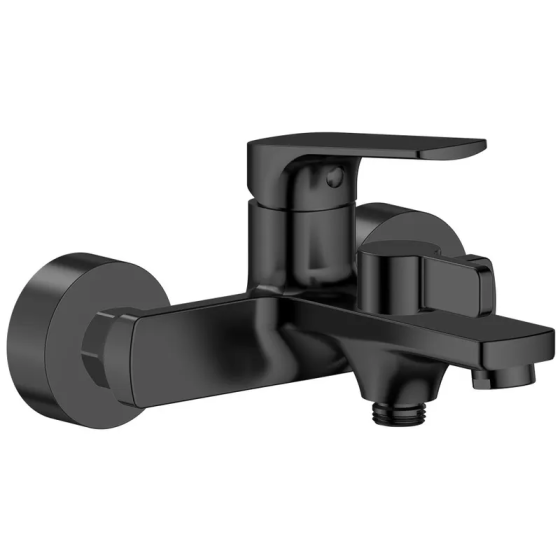 Смеситель для ванны Mixxus Premium MONE 009 EURO Black MI6777 - стильный чёрный Харьков