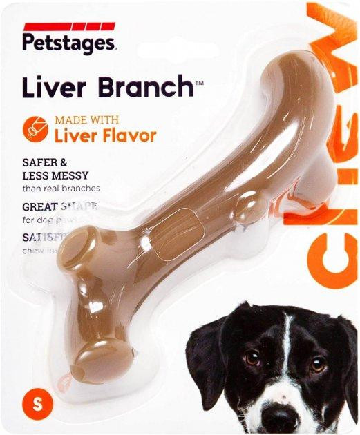 Іграшка для собак гілка з ароматом печінки 20 см Petstages Liver Branch (Петстеджес Лівер Бранч) Запоріжжя - фото 3