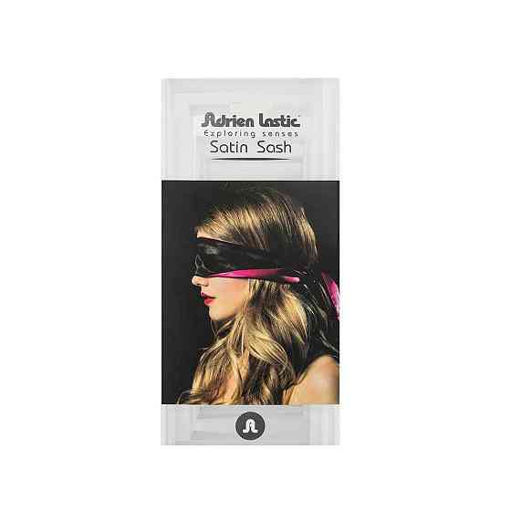 Повязка-лента из сатина 2в1 Adrien Lastic Satin Sash (повязка на глаза и лента для связывания) Sex Aura Киев