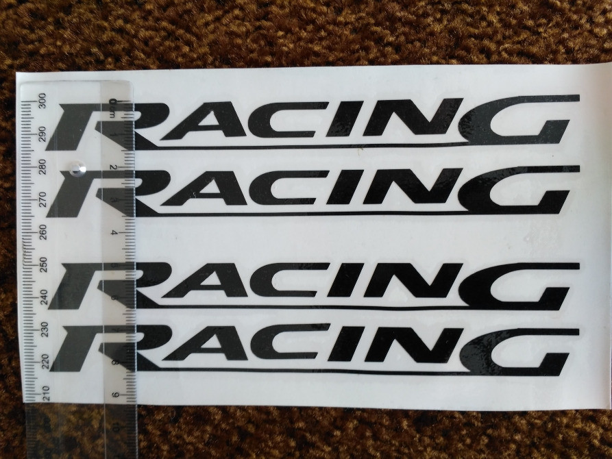 Наклейки на ручки , дворники авто Racing Черная и Киев - изображение 5
