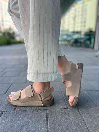 ALLSY Босоніжки жіночі бежеві з натуральної замші ALLSY R3268-15 літні відкриті/Бісоніжки на ли Коломыя