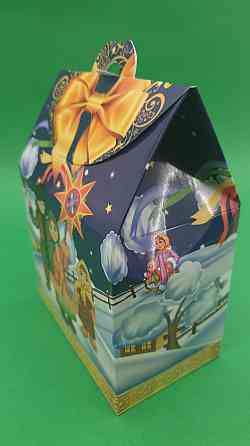 Новорічна коробка для цукерок (400 гм) No228с "Коляда" (1 шт.) Харків