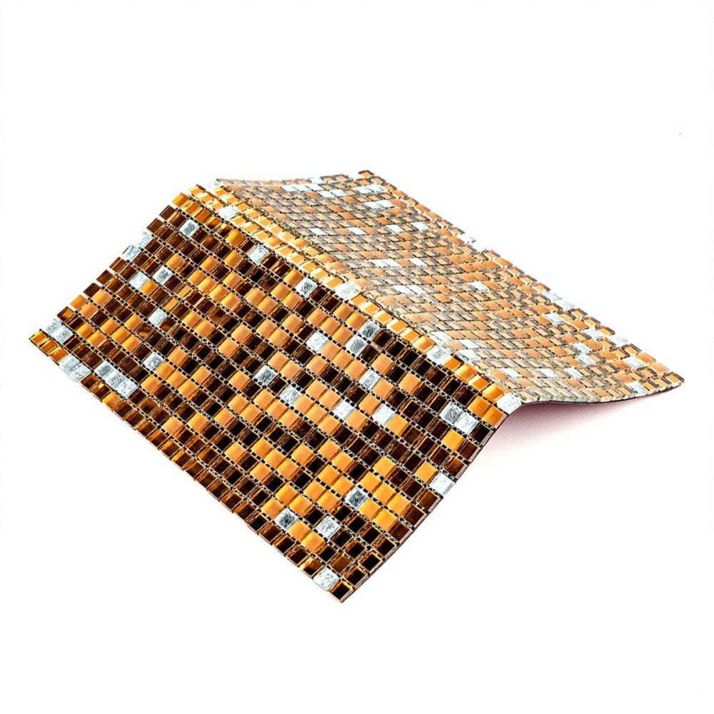 Мозаика зеркальная 298х298х4,5мм Медная SW-00002370 Днепр - изображение 7