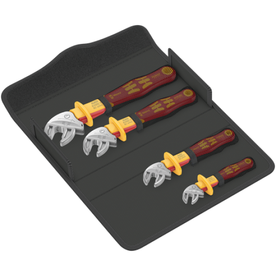 Набір універсальних ключів діелектричних Wera 7-19мм 4шт, з авторегулюванням, в сумці, 6004 Joker VDE 4 Set 1 05020170001 Одеса