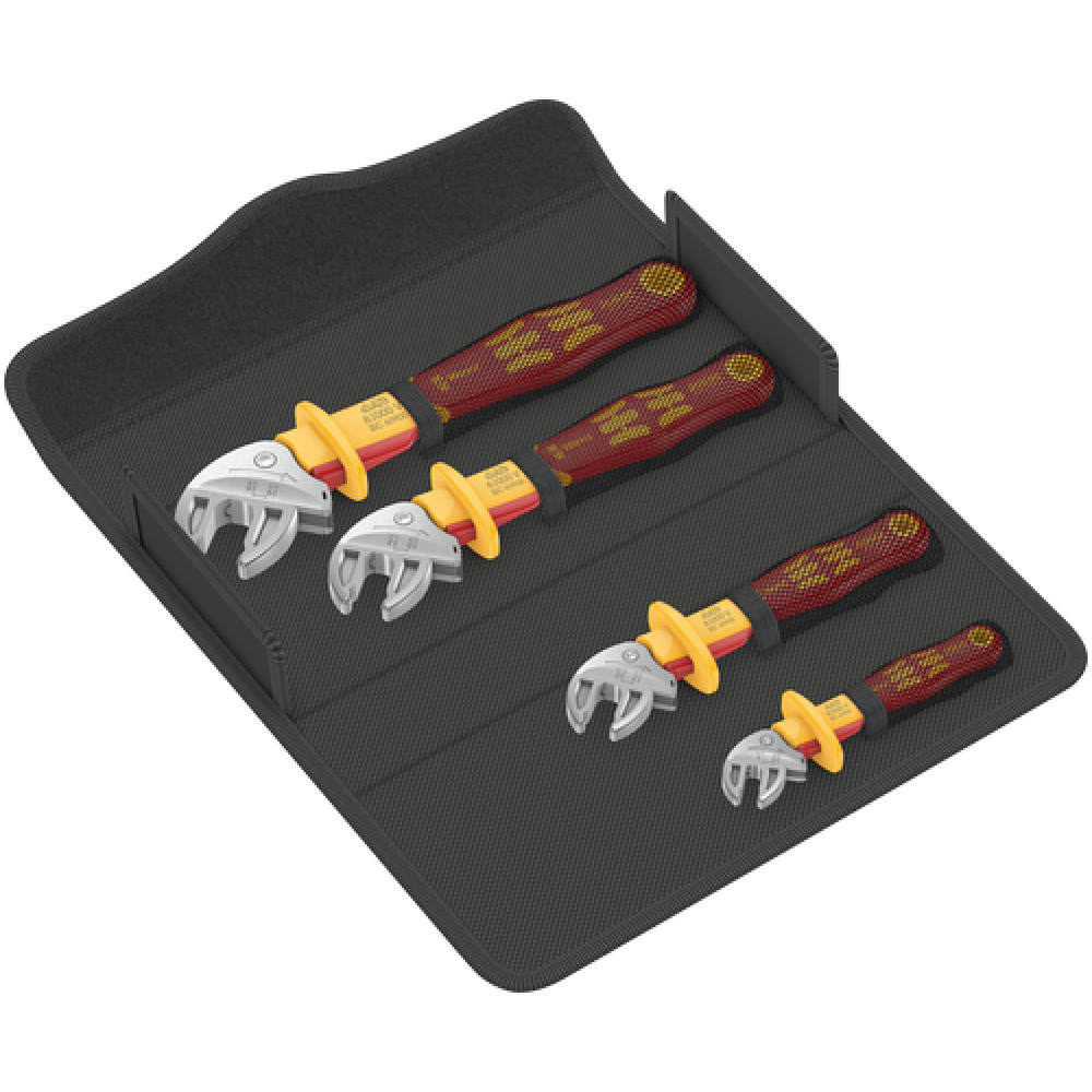 Набор универсальных ключей диэлектрических Wera 7-19мм 4шт, с авторегулировкой, 6004 VDE 4 Set 1 05020170001 Одесса - изображение 1