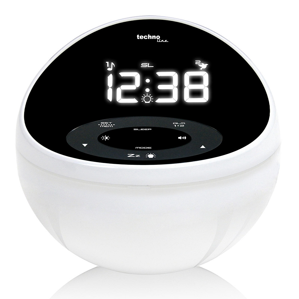 Часы настольные с радио Technoline WT500 Black/White (WT500) Вінниця - фото 5