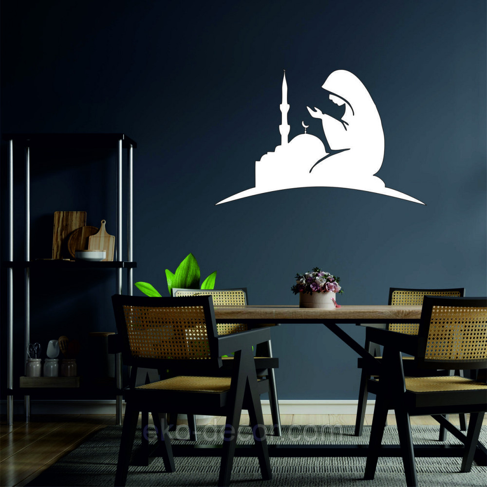 Декоративное настенное Панно «Ислам» Декор на стену 70*45 см, Белый Киев - изображение 9