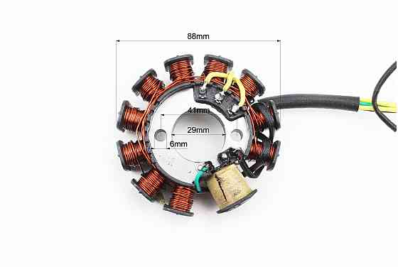 Статор магнето (генератора) (11 котушок роз'єм "мама 4+2") висота 31мм Киев