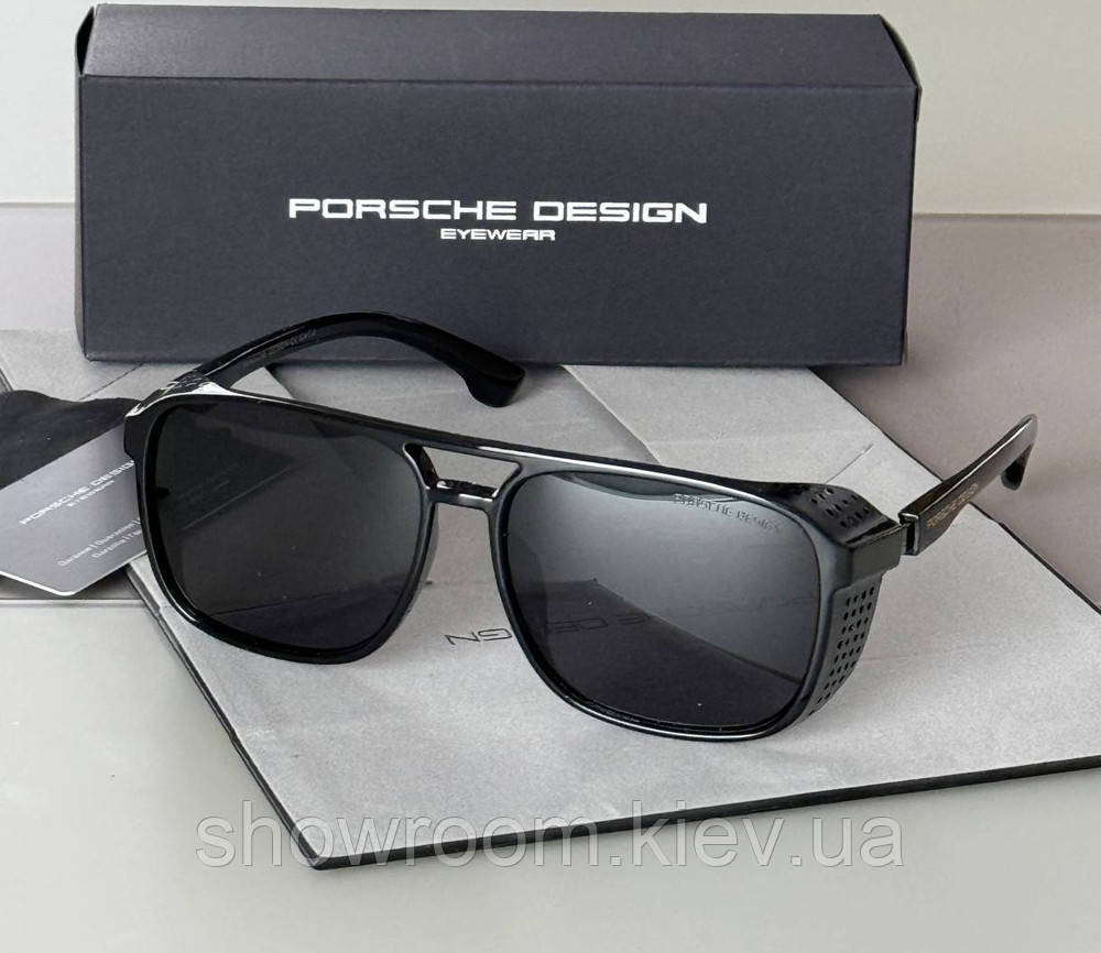 Чоловічі сонцезахисні окуляри з поляризацією Porsche Design (219) Київ - фото 3