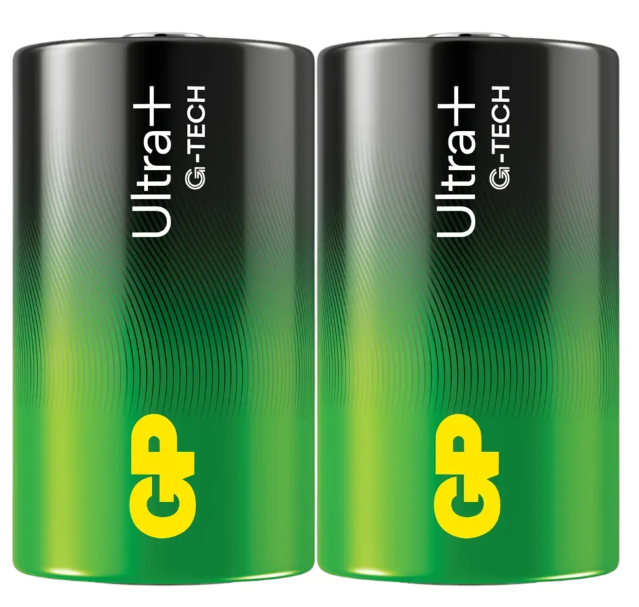 Батарейка міні бочка GP ULTRA+ Alkaline LR14 14A 1.5 V 2 шт. плівка Рівне - фото 1