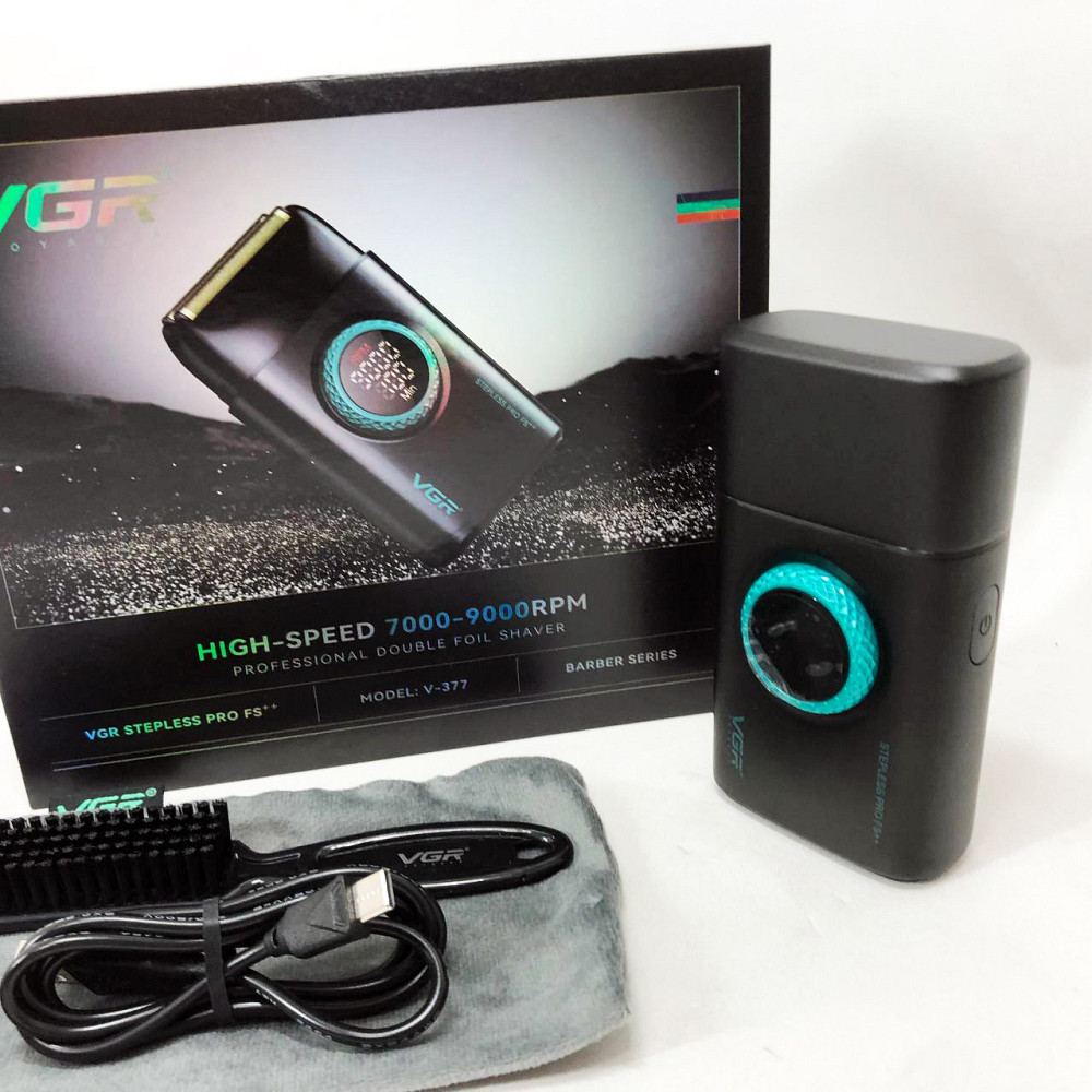 Электробритва с бритвенной насадкой, Электробритва для профессионального бритья, Портативная бритва HM-51 Львов - изображение 1