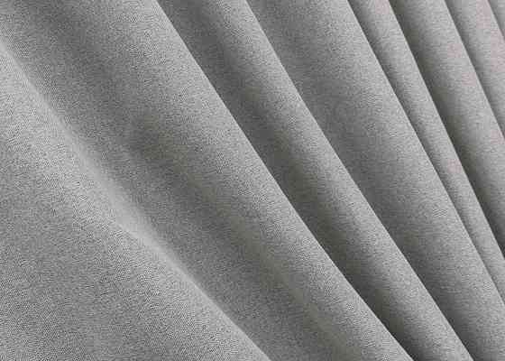 Премиум шторная ткань blackout 100%, двусторонняя, коллекция «ASHEN NIGHT» цвет светло-серый 1840ш Киев