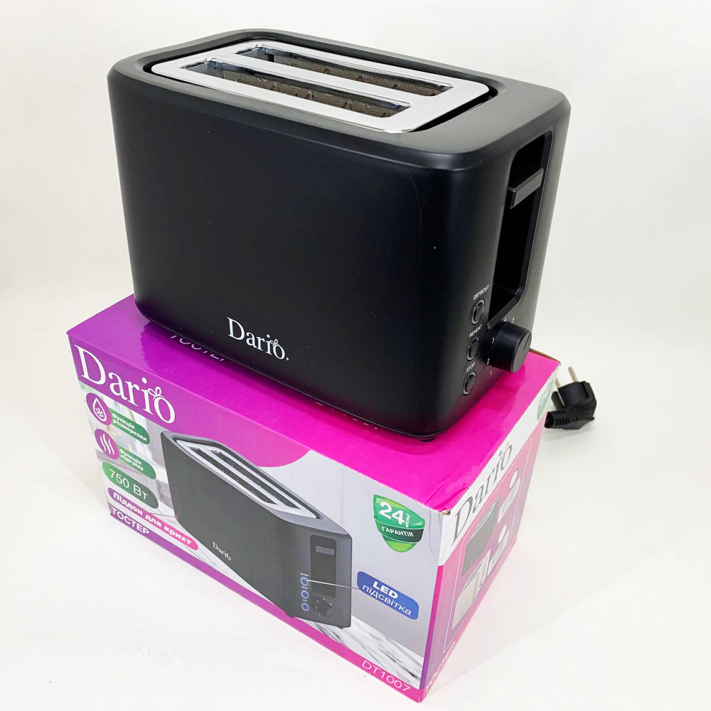 Тостер знімний піддон для крихт, Тостер електричний на 2 грінки для тонких скибочок хліба WX-87 Львів - фото 3