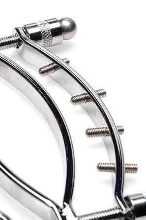 Затискач для вагіни Master Series: Spread 'Em Poker Vagina Clamp with Adjustable Pressure Screws, ши Sex Aura Київ