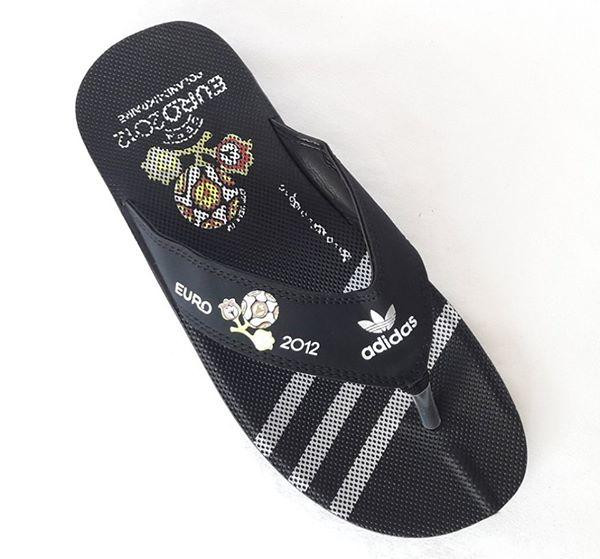 Мужские Шлёпанцы Тапочки Adidas Сланцы Вьетнамки Адидас Чёрные (размеры: 40,41,44) Днепр - изображение 4