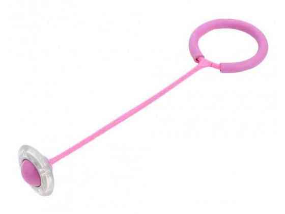 Скакалка 0,62м рожевий з колесиком арт. SR19001 ТМ 7TOYS Київ