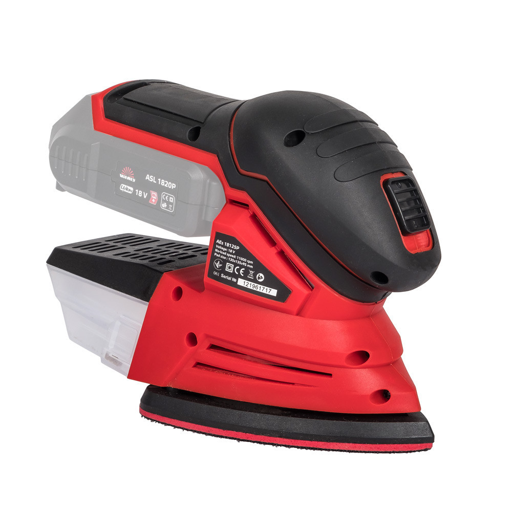 Машина шліфувальна ексцентрікова акумуляторна Vitals Master AEs 18125P SmartLine Харків - фото 4