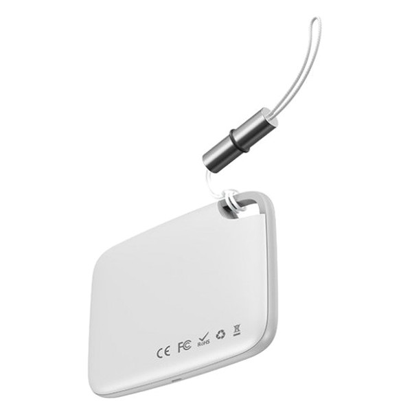 Брелок для пошуку Baseus Intelligent T2 Ropetype anti-los device ZLFDQT2-02 (Білий) Миколаїв - фото 3