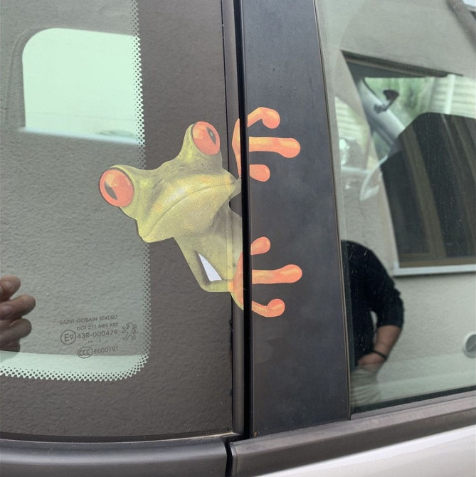 Наклейка на авто Лягушонок Киев - изображение 3