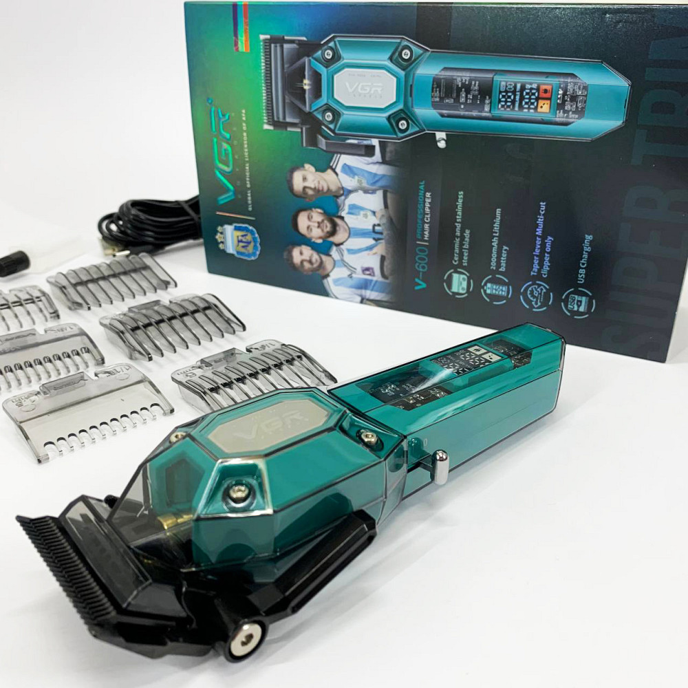 Триммер с насадками разной длины VGR, Универсальный триммер для мужчин, Надежная машинка для стрижки KO-93 Львов - изображение 5