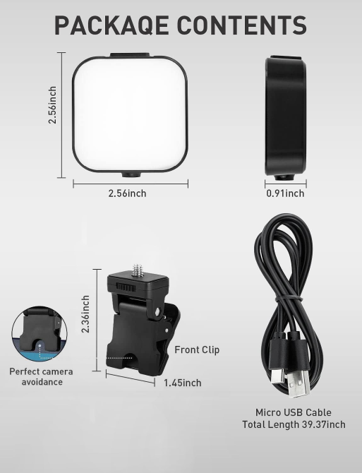 Відеосвітло на прищіпці Kangtai Xin Луцк - изображение 3