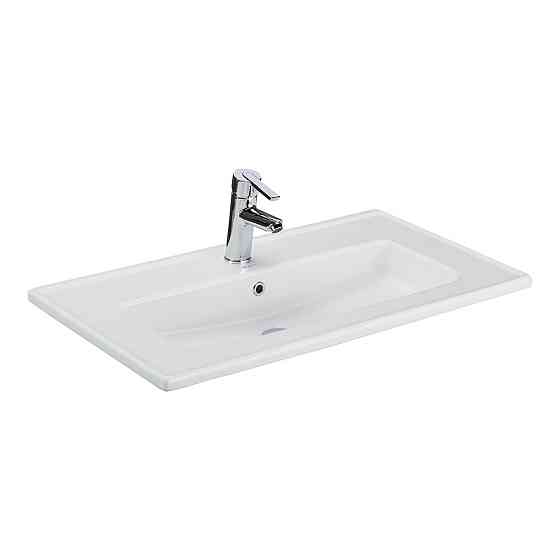 Врізна раковина EGE Vitrifiye Lagina 800x150x450 мм (35831) Білий Вінниця