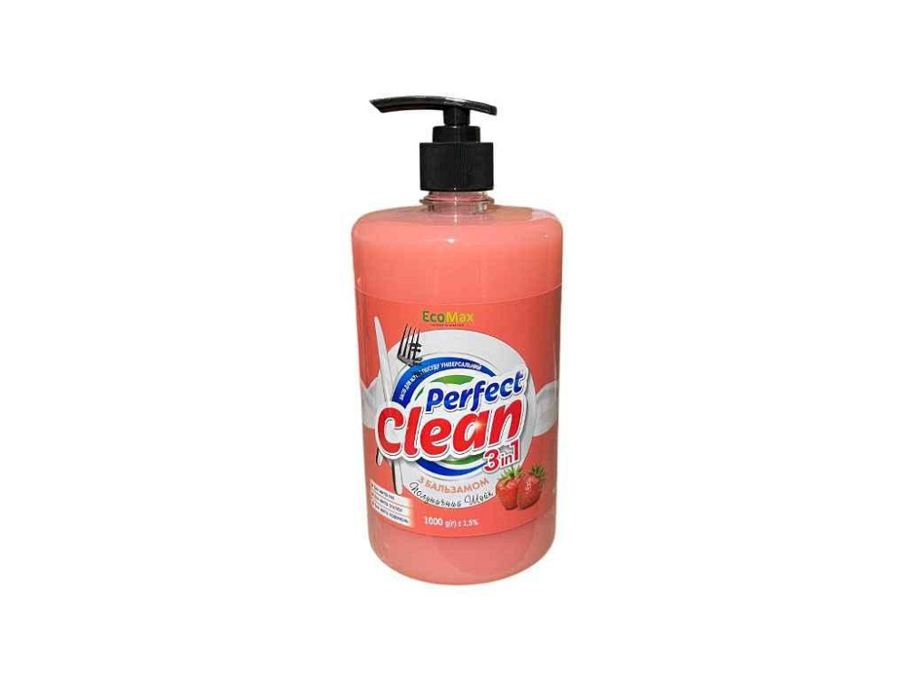 Засіб миючий з бальзамом Perfect clean3в1 Пол.шейк 1л ТМ EcoMax Київ - фото 1