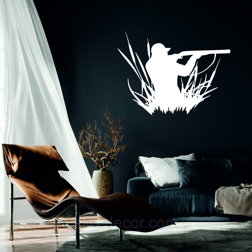 Декоративне настінне Панно «Полювання», Декор на стіну 90*66 см, Білий Київ - фото 1