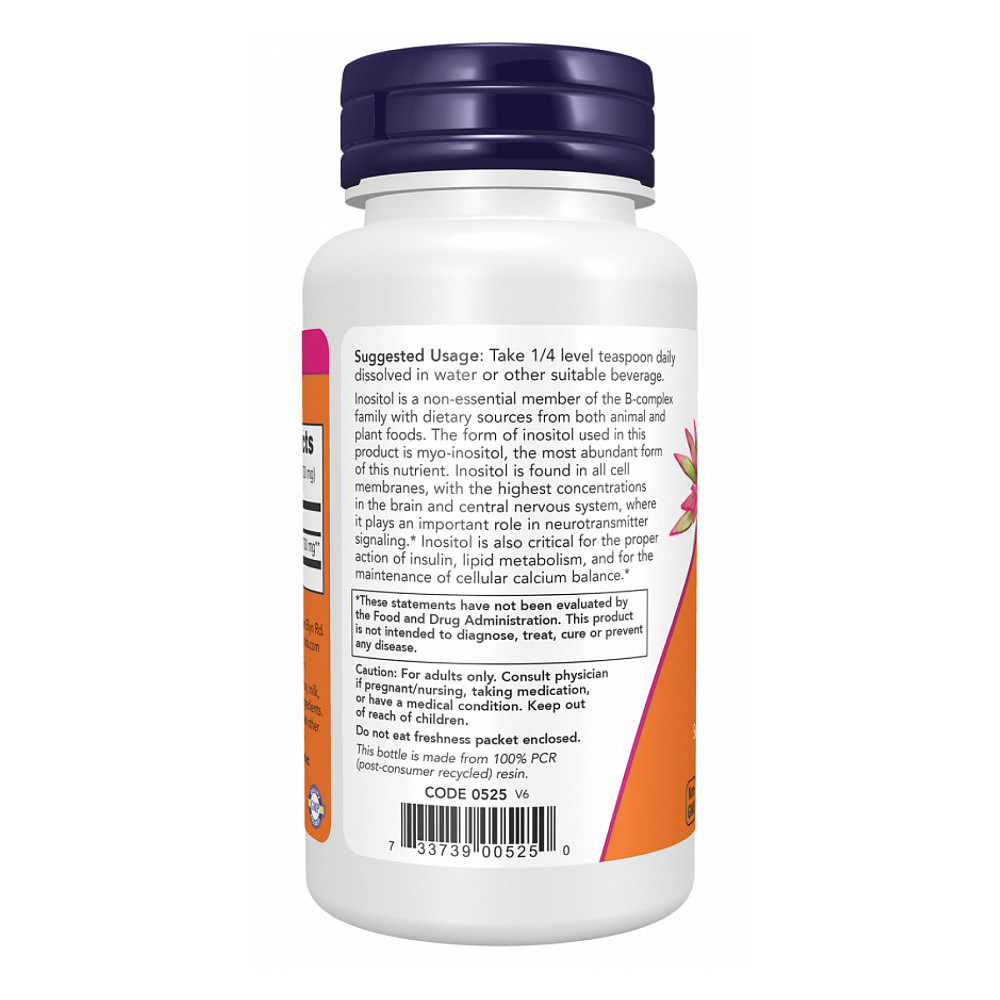 Инозитол Now Foods Inositol Powder - 227g Луцк - изображение 3
